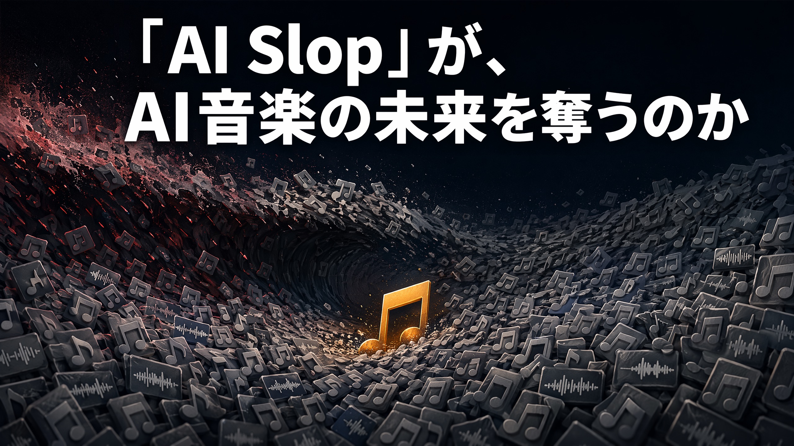 「AI Slop」が、AI音楽の未来を奪うのか