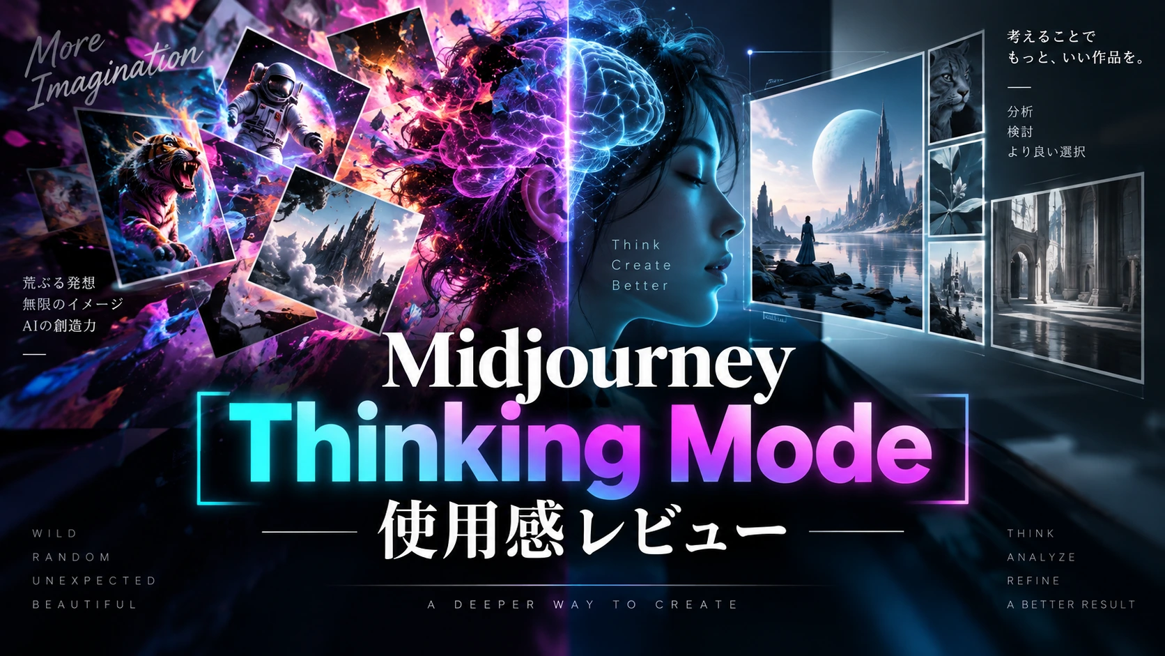 Midjourney「Thinking Mode」使用感レビュー