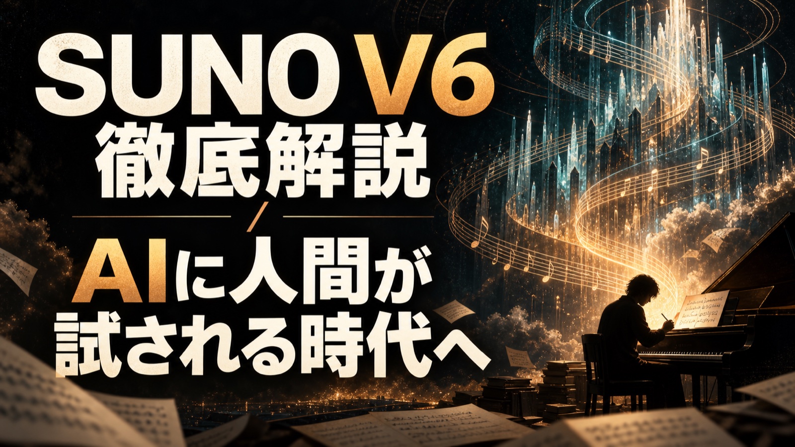 SUNO V6 徹底解説 / AIに人間が試される時代へ